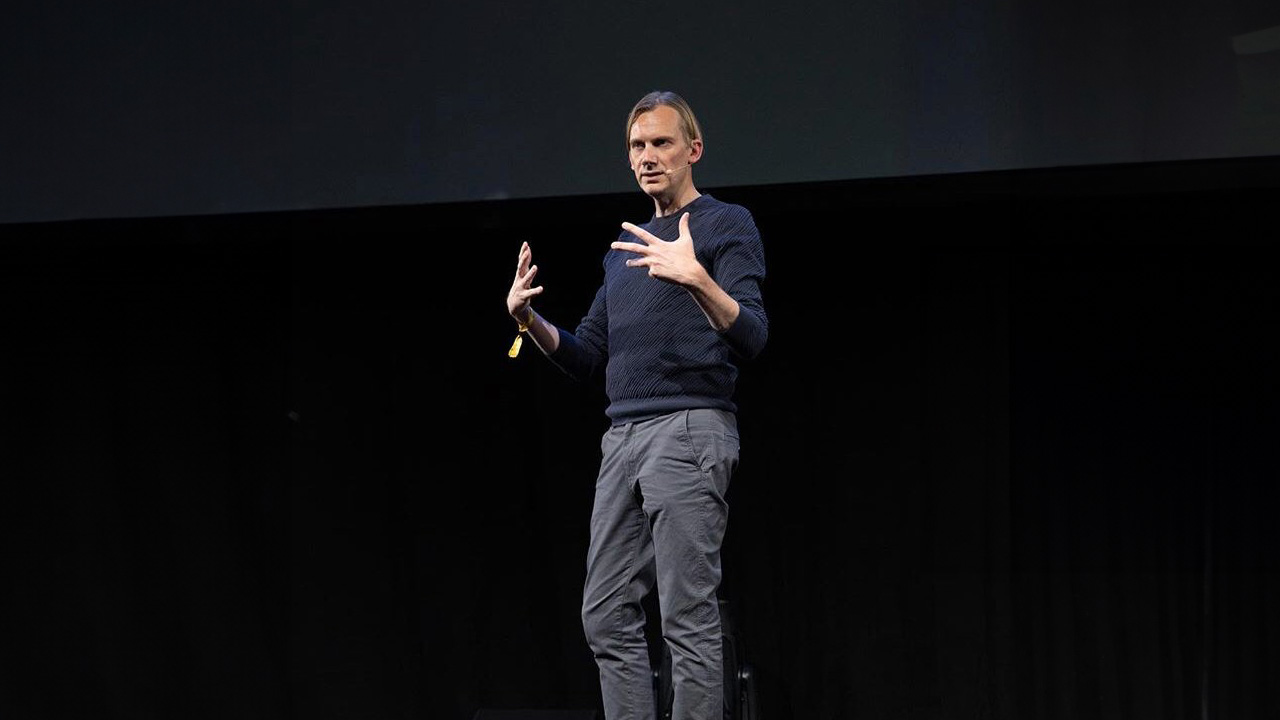 A photo of Anrick on stage at OFFF Barcelona